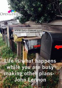 life is what happens